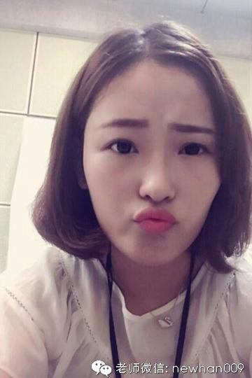 我选择了维持时间比较短的韩式海藻眉